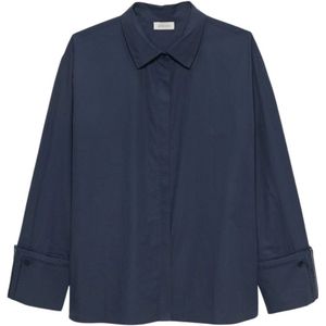 Alchemist, Dames, Blouses & Shirts, Blauw, Maat: XS Katoen,