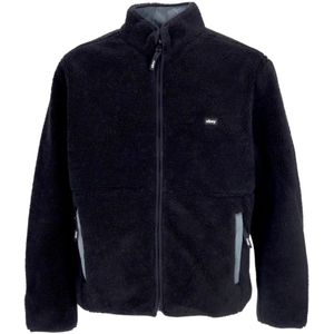 Obey, Heren, Jassen, Zwart, Maat: XL Zijde,