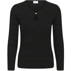 Saint Tropez, Dames, Truien, Zwart, Maat: L Viscose,