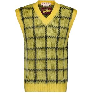 Marni, Heren, Truien, Wit, Maat: M Mohair,