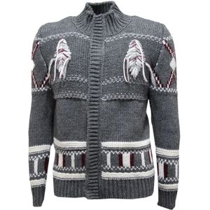 Daniele Alessandrini, Heren, Truien, Grijs, Maat: M