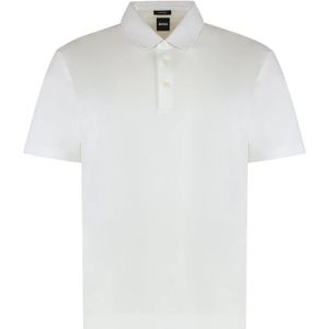 Hugo, Heren, Tops, Wit, Maat: L Katoen,