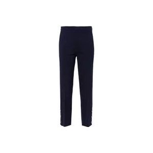 Twinset Cropped Broeken , Blue , Dames , Maat: XS