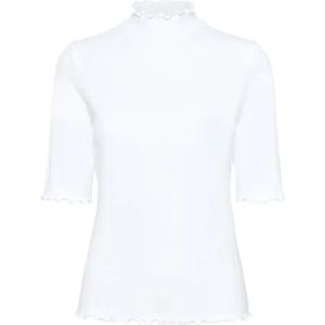 CRRibba - Turtle Neck T-shirt - Wit - Dames - Viscose