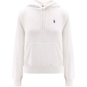 Polo Ralph Lauren, Dames, Sweatshirts & Hoodies, Wit, Maat: L Katoen,