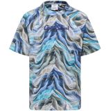 Carlo Colucci - Artificial Knit - T-shirt - Blauw