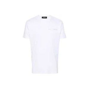 Dsquared2 T-Hemden , White , Heren , Maat: S