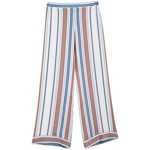 Zeus+Dione, Dames, Broeken, Veelkleurig, Maat: 2XS Zijde,