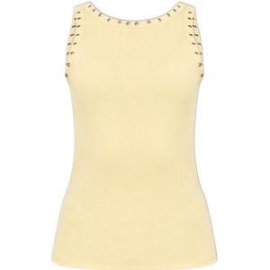 Gestuz, Dames, Tops, Geel, Maat: L Katoen,