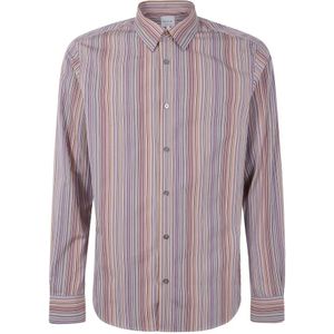 Paul Smith, Heren, Overhemden, Veelkleurig, Maat: S Leer,