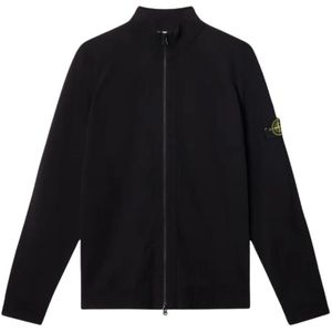 Stone Island, Heren, Truien, Blauw, Maat: M Katoen,