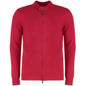 Moorer, Heren, Truien, Rood, Maat: M Katoen,