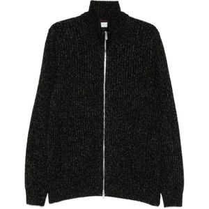 Brunello Cucinelli, Heren, Sweatshirts & Hoodies, Zwart, Maat: L