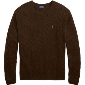 Polo Ralph Lauren - Rondgebreide Trui - Bruin - Wol