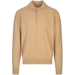 Laneus, Heren, Truien, Bruin, Maat: M Zijde,