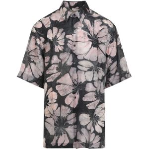 Dries Van Noten, Heren, Overhemden, Veelkleurig, Maat: XL Zijde,