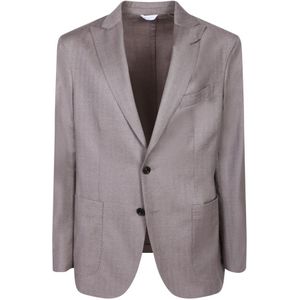 Boglioli, Heren, Jassen, Beige, Maat: M Zijde,