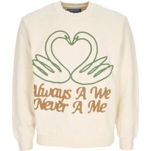 Market, Heren, Sweatshirts & Hoodies, Beige, Maat: S Fleece,