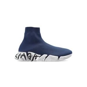 Balenciaga Speed 2.0 sneakers , Blue , Heren , Maat: 45 EU