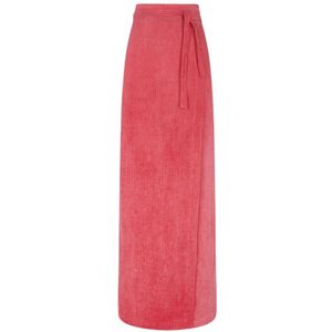 Cortana, Dames, Rokken, Roze, Maat: 2XS Linnen,