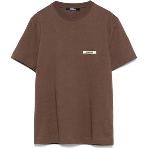Jacquemus, Dames, Tops, Bruin, Maat: XS Katoen,