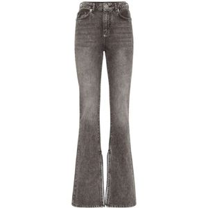 Philipp Plein - Denim Flaire Fit Broek - Grijs - Jeans