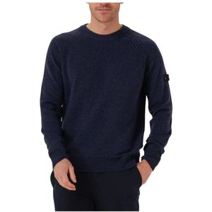 Peuterey - Itokawa 03 - Trui - Blauw - Ronde Hals - Wol