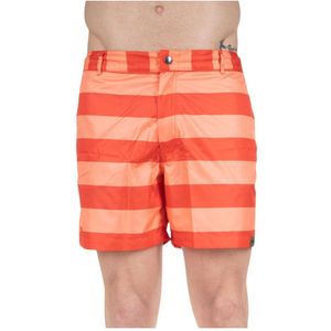 Aspesi, Heren, Badkleding, Rood, Maat: S Poliester,