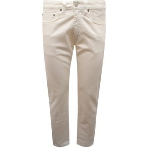 Fred Perry, Heren, Jeans, Wit, Maat: W31 Denim,