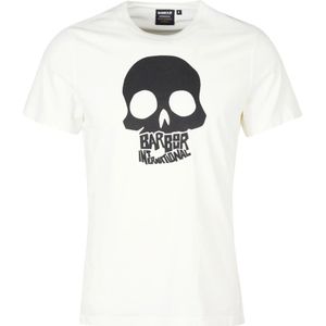 Barbour, Heren, Tops, Wit, Maat: M Katoen,