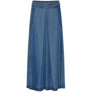 Gustav - Denim Maxi Rok - Blauw
