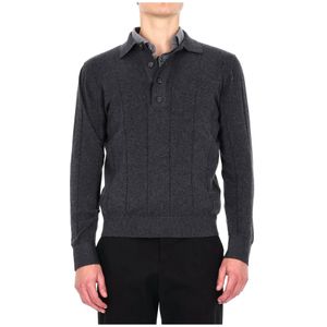 Eleventy, Heren, Truien, Grijs, Maat: M Katoen,