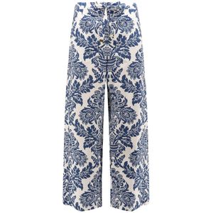 Max Mara, Dames, Broeken, Veelkleurig, Maat: XS Katoen,