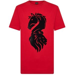 Billionaire, Heren, Tops, Rood, Maat: XS Katoen,