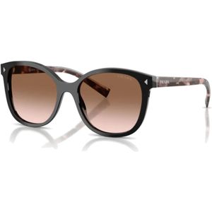 Prada, Dames, Accessoires, Zwart, Maat: 53 MM Polyamide,