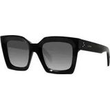 Celine Elegante Stijl Zonnebril , Black , unisex , Maat: 51 MM