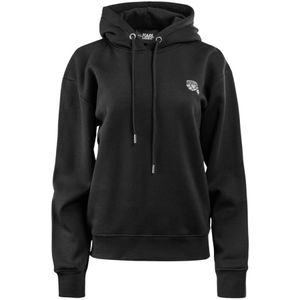 Karl Lagerfeld, Dames, Sweatshirts & Hoodies, Zwart, Maat: L