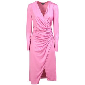 Tom Ford, Dames, Jurken, Roze, Maat: XS Zijde,
