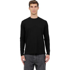 Mazzarelli, Heren, Tops, Zwart, Maat: XL Katoen,
