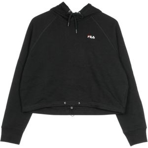 Fila, Dames, Sweatshirts & Hoodies, Zwart, Maat: L