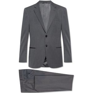 Giorgio Armani, Heren, Pakken, Grijs, Maat: 3XL Wol,