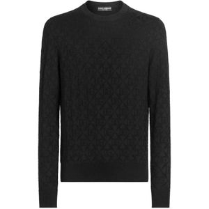 Dolce & Gabbana, Heren, Truien, Zwart, Maat: M