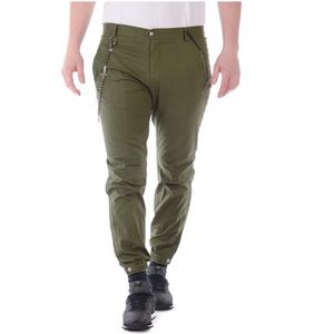 Daniele Alessandrini, Heren, Broeken, Groen, Maat: XL Katoen,