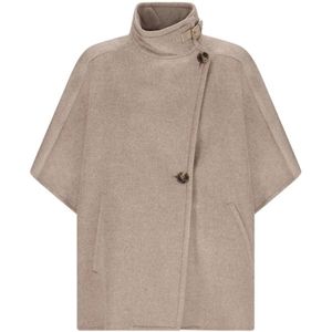 Max Mara, Dames, Jassen, Beige, Maat: ONE Size