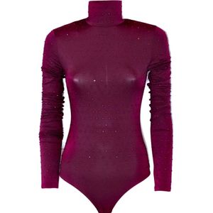 Andamane, Dames, Tops, Rood, Maat: M Jersey,