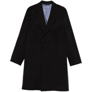 Paul Smith, Heren, Mantels, Zwart, Maat: L Kasjmier,