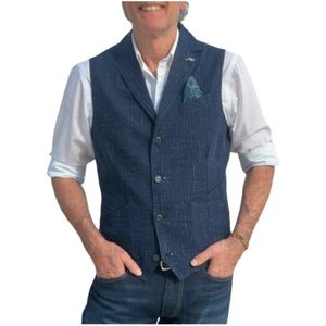 Bob, Heren, Jassen, Blauw, Maat: XL Katoen,