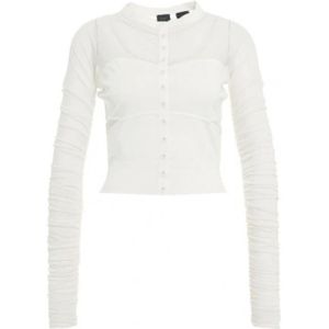 Pinko, Dames, Truien, Wit, Maat: XS Viscose,