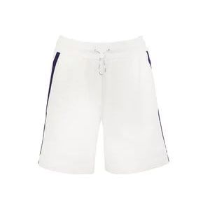 Moncler Witte Zomer Shorts voor Mannen , White , Heren , Maat: L