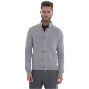 Gran Sasso, Heren, Truien, Grijs, Maat: 4XL Wol,